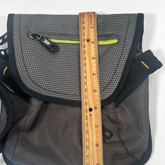 Travelon Antitheft Small Waist Crossbody Tote Bag Gray Charcoal - Picture 14 of 16